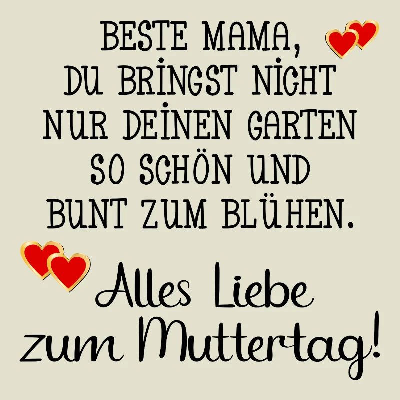 BESTE MAMA GÄRTNERIN - MUTTERTAG GARTEN