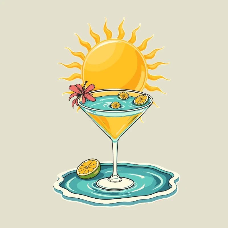 Summer Cocktail Vibes – Boisson tropicale avec Sun Il