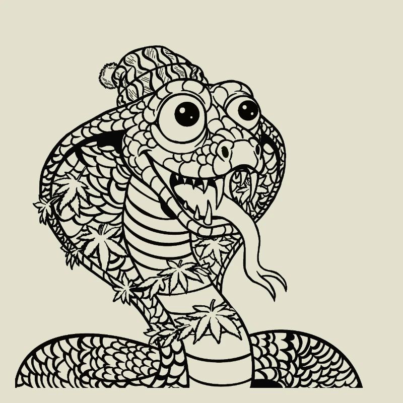 Cool Cobra with cap