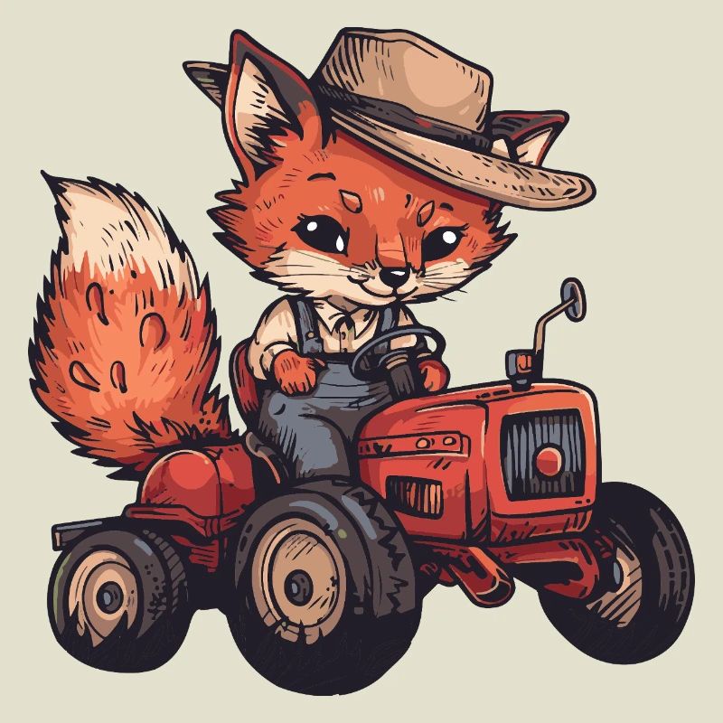 Fox Tractor Farmer