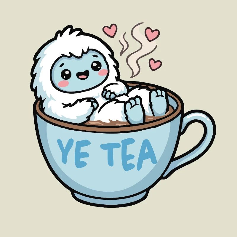 Yeti im Teebecher