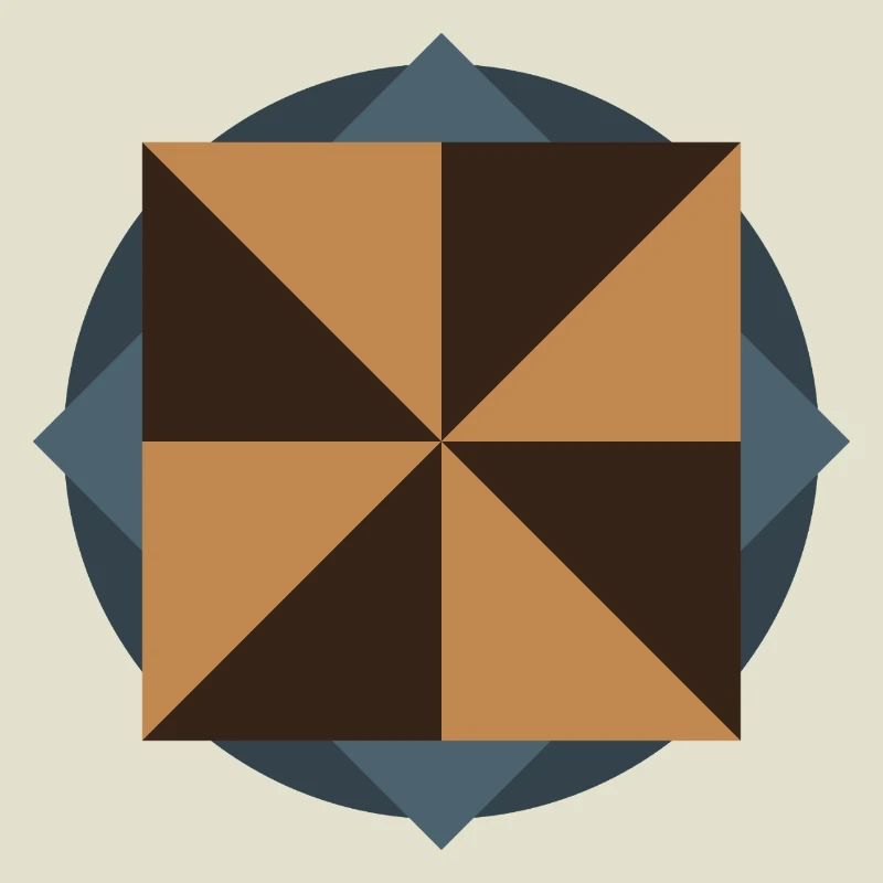 GÉOMÉTRIE DU NOYAU PYRAMIDAL | Œuvres d’art Basic Shapes