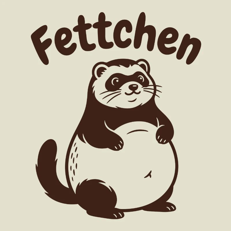 Frettchen - Fettchen mit dicken Bauch