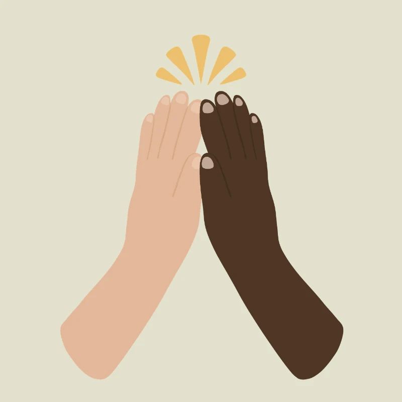 Diverse Hands Clap Unity