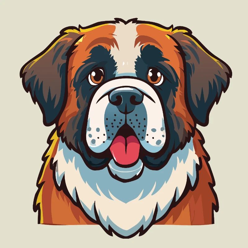 St. Bernard (portrait/comic)