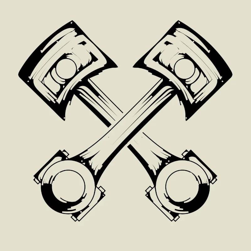Car - Piston - Workshop - Engine - Garage