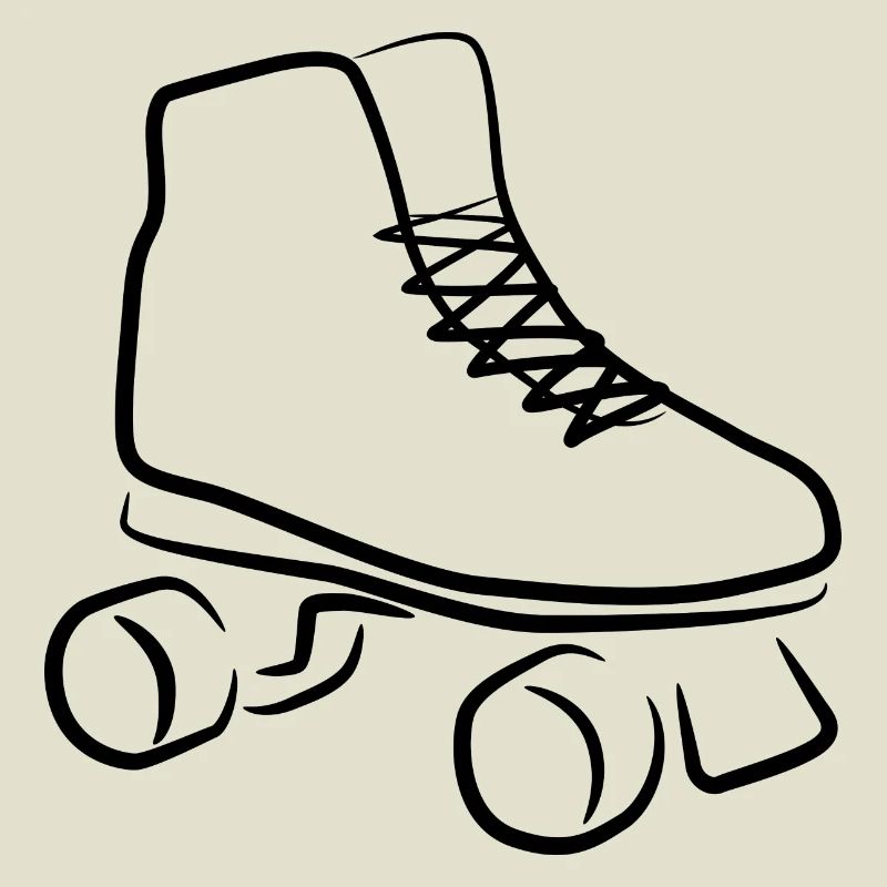 Roller Skates Sketch