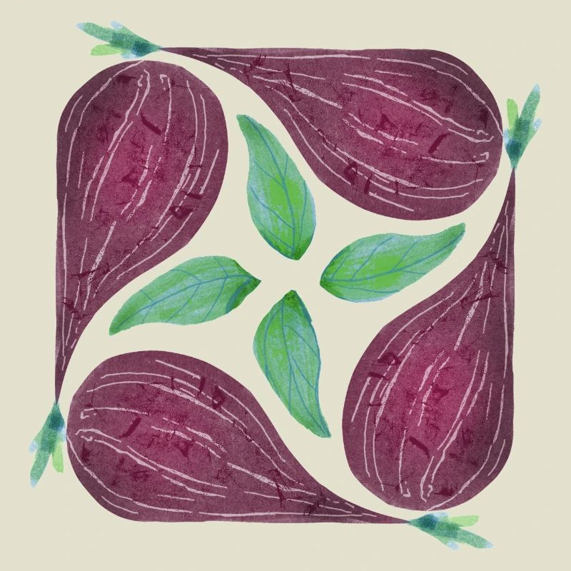 Red Onion Pattern