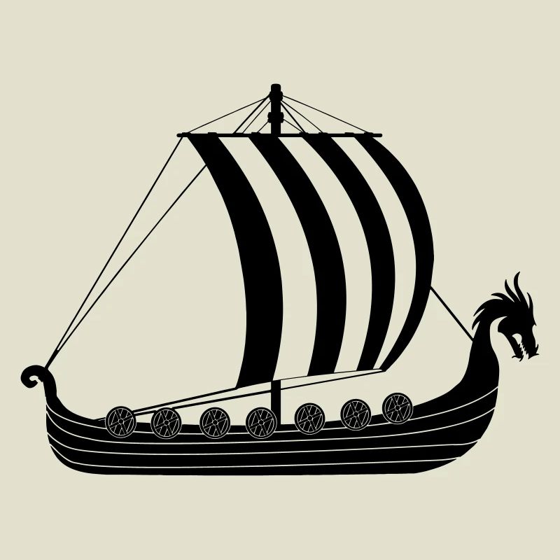 Wikinger-Drachenschiff