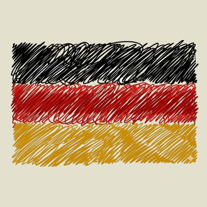 German Flag Scribble