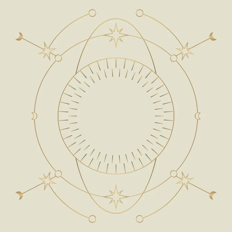 Conception de l’orbite du cercle d’étoile dorée