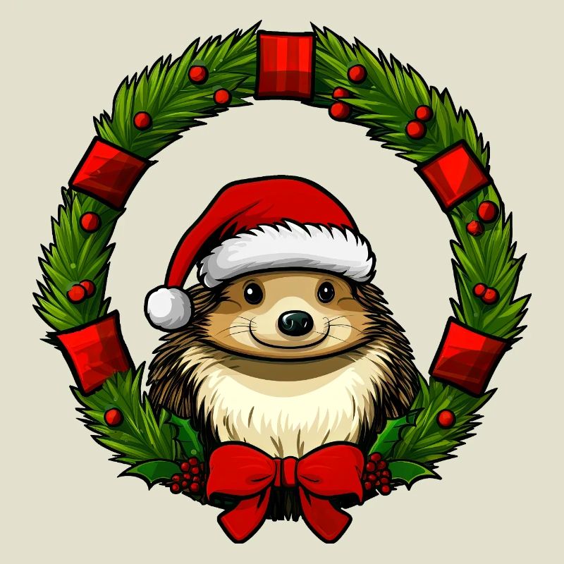 Hérisson de Noël