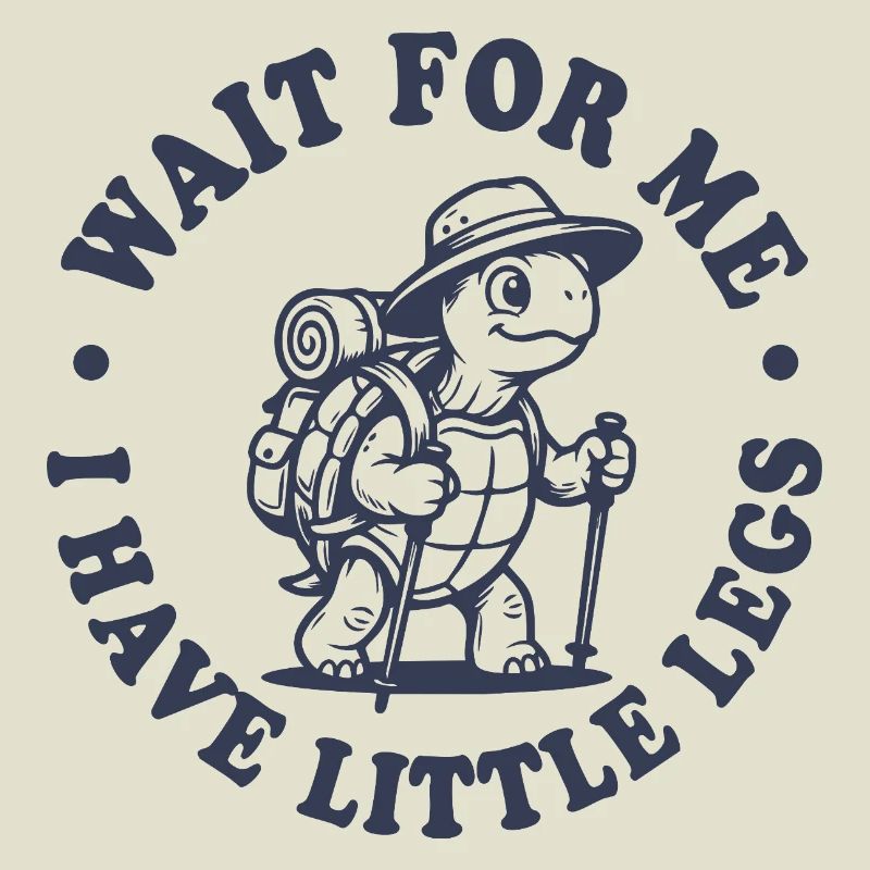 Wandering Turtle Wait For Me Small Legs