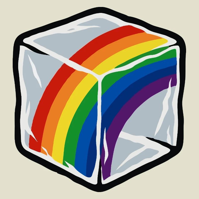 Rainbow in cube