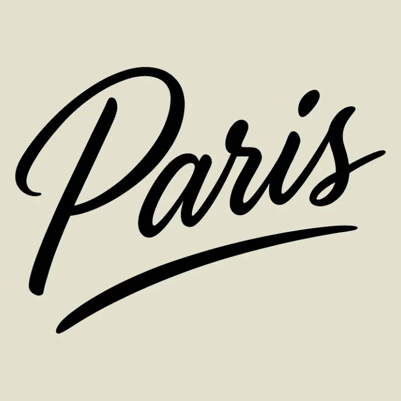 Pariser Script-Schriftzug