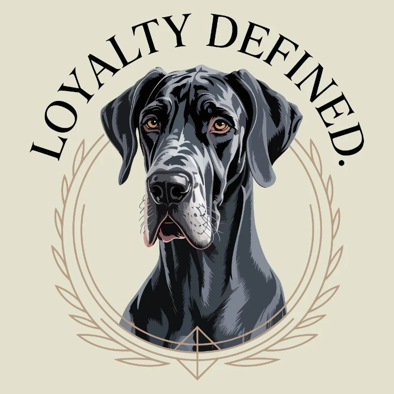 Loyal Great Dane Guardian Design