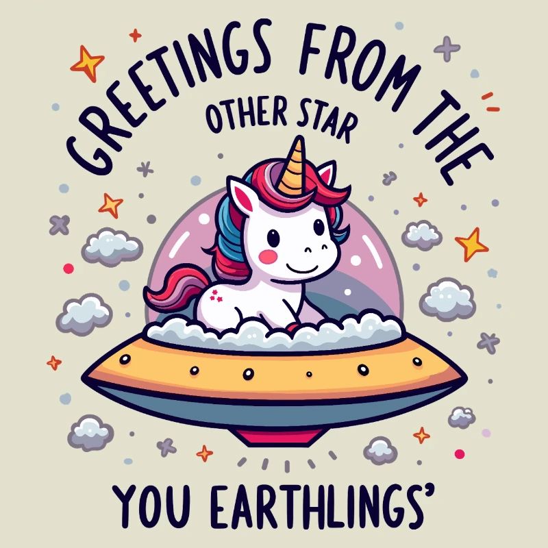 Licorne vue de l’espace