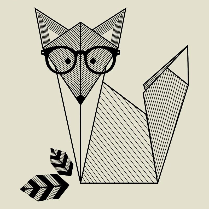 Fuchs mit Brille