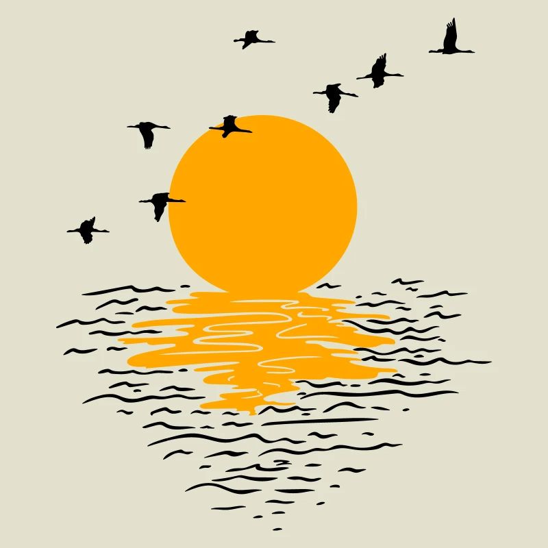Wild Geese Cranes Spring