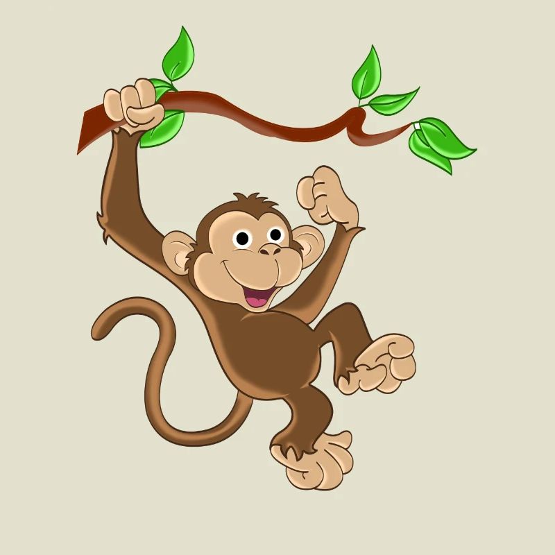Lustiger Affe