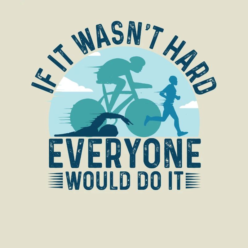 Si ce n’est pas difficile serait le triathlon