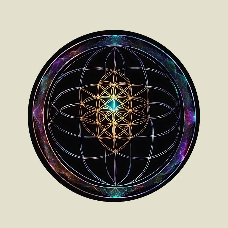 Metatron Scheiben Mandala Glow