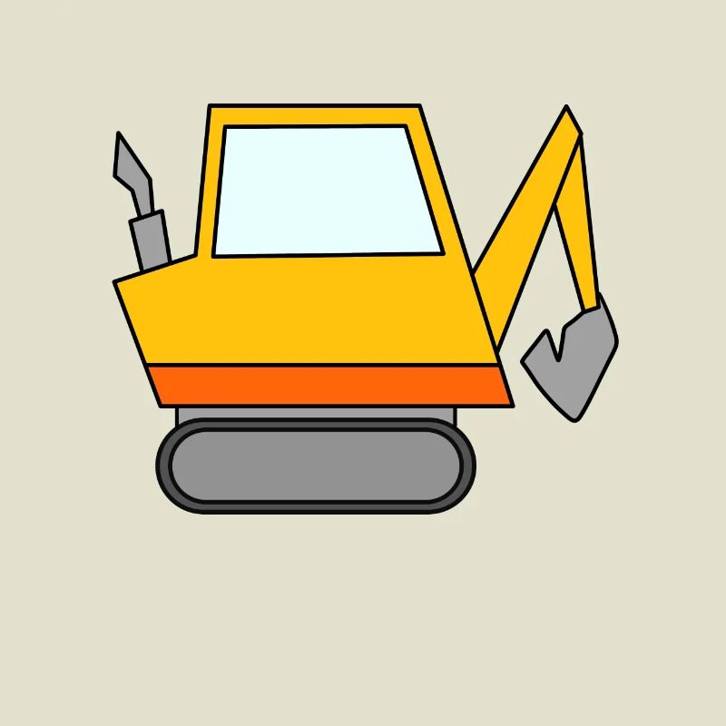 Bagger Baustelle Baggerfahrer