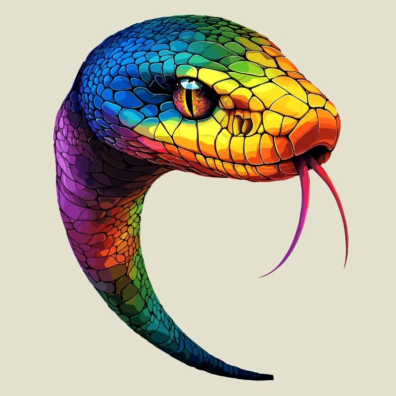 Serpent Python Cobra Mamba Serpent à sonnettes Serpent