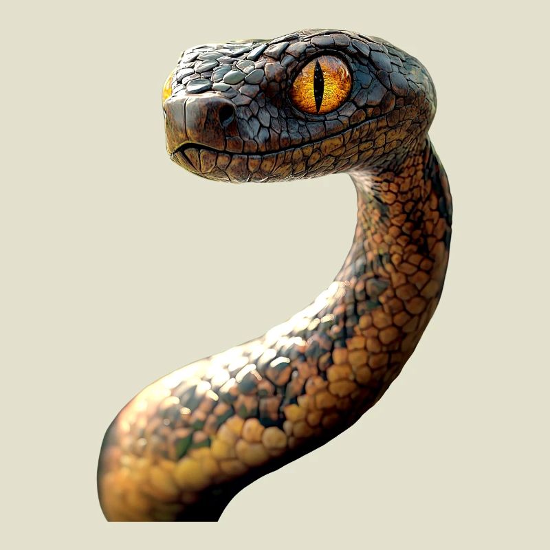 Serpent Python Cobra Mamba Serpent à sonnettes Serpent