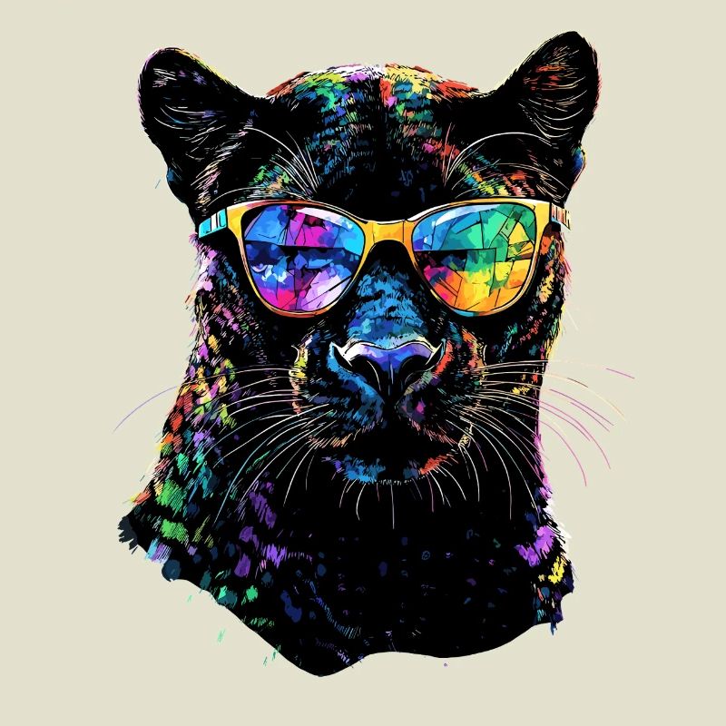 Panthère Léopard Grand Chat Mignon Gros Chat Panter