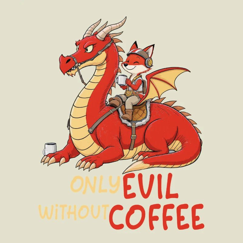 Fox sur Dragon – Only Evil Without Coffee