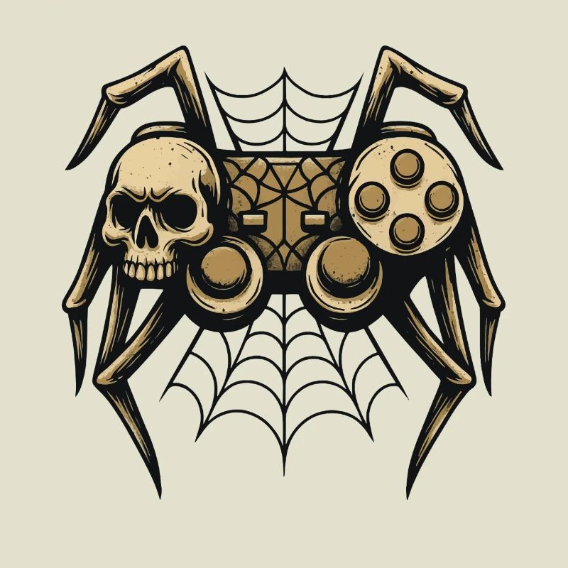 Skull Spider with Controller