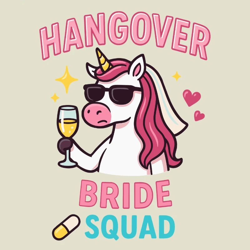 Hangover Bride Squad, JGA Einhorn Team