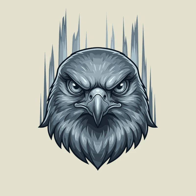Icy Storm Eagle Head