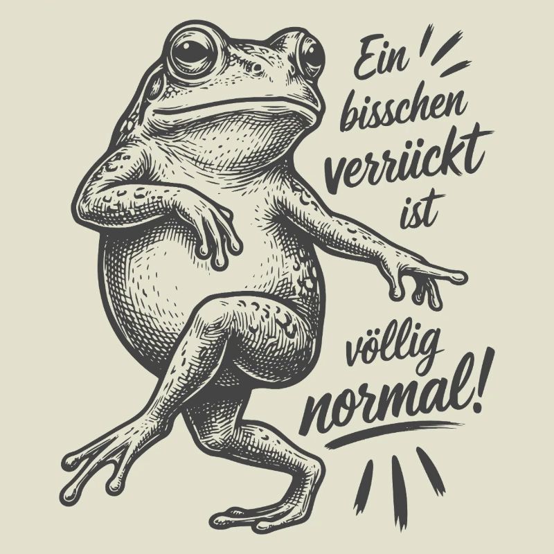 Frog - A little crazy is completely normal