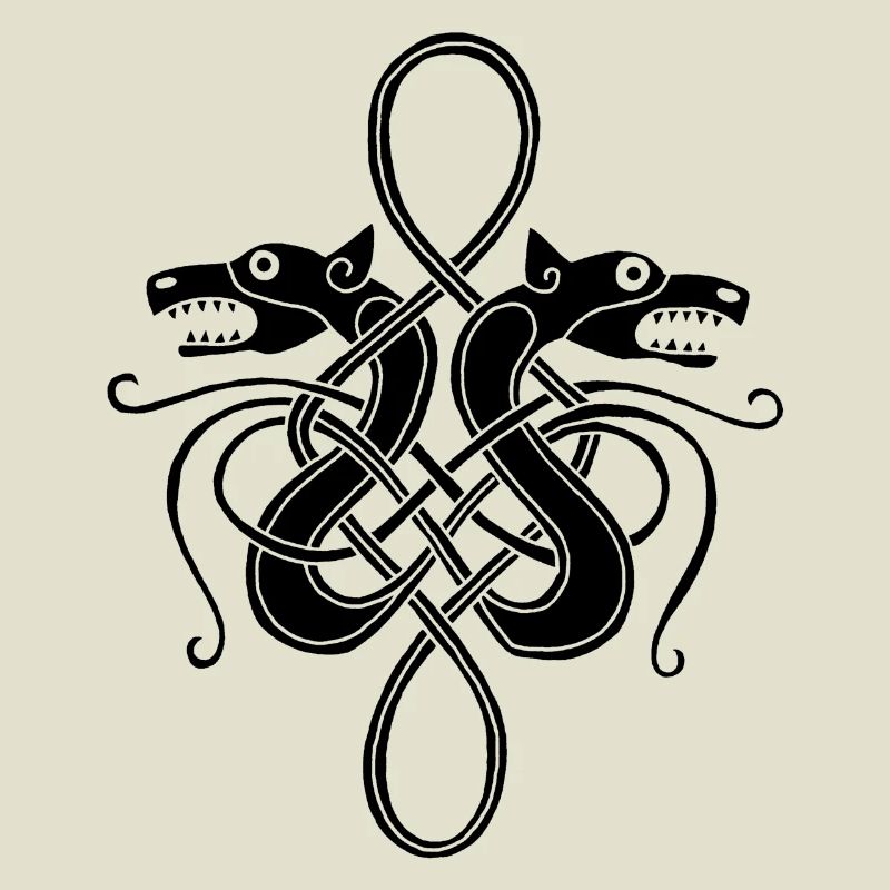 Schwarze Wikinger-Hydra