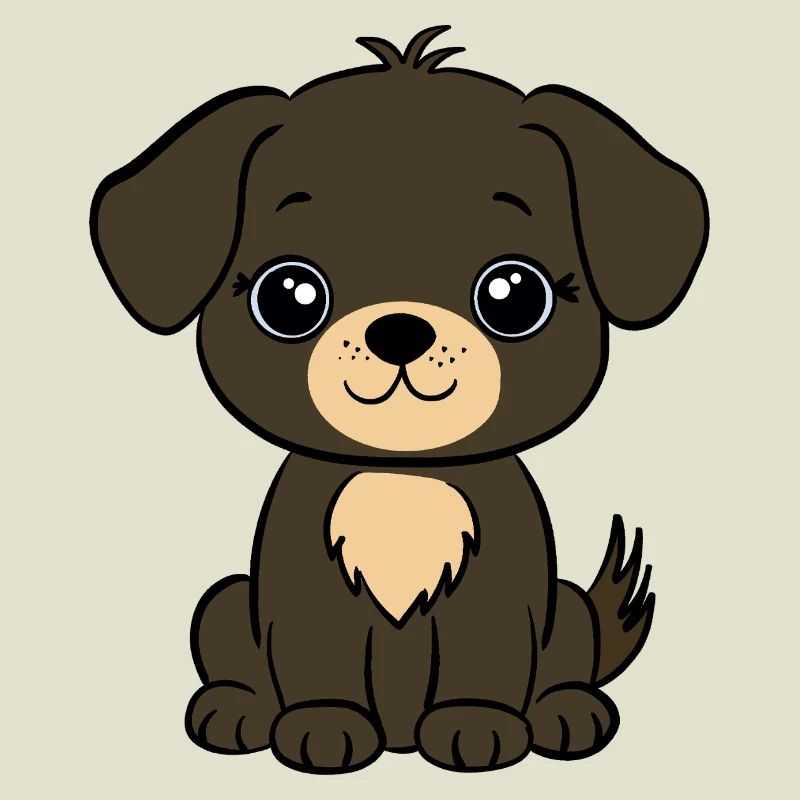 Chiot brun