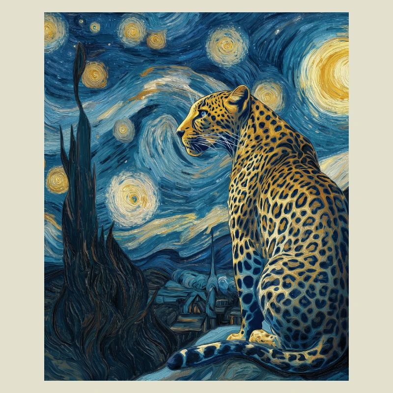Léopard Van Gogh