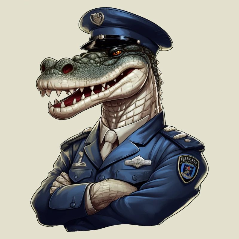 Crocodile Policeman