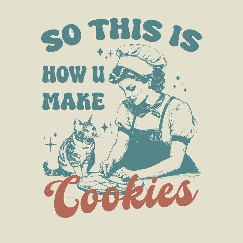 C’est donc comme ça que vous faites des biscuits chat mignon