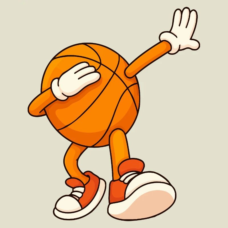 Mascotte de basket-ball : dunks