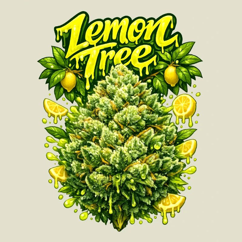 Lemon Tree Graffiti Art Print