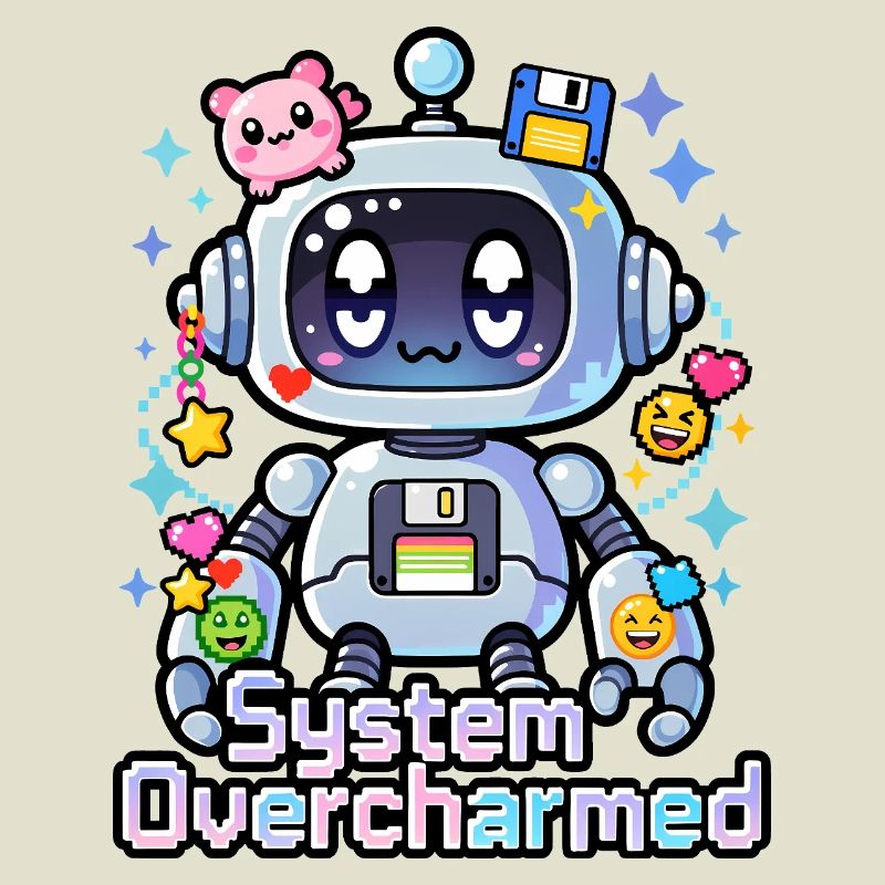 🤖 - Système surcharmé – Robot avec des breloques numériques