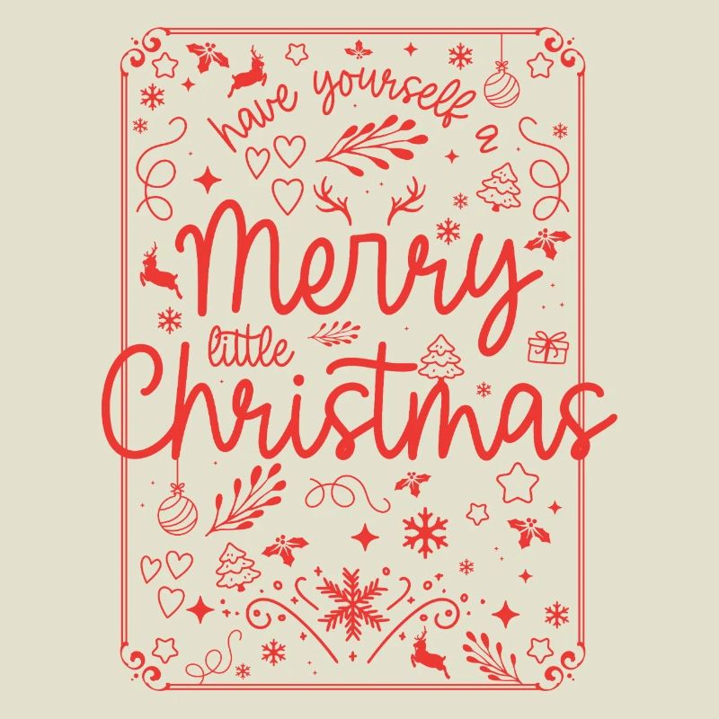 Joyeux Noël Script Rouge