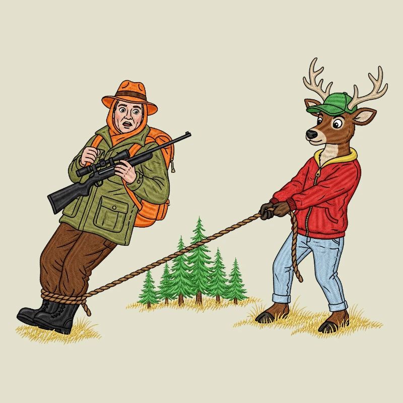 Waldschlepper-Duo: Jäger & Hirsch