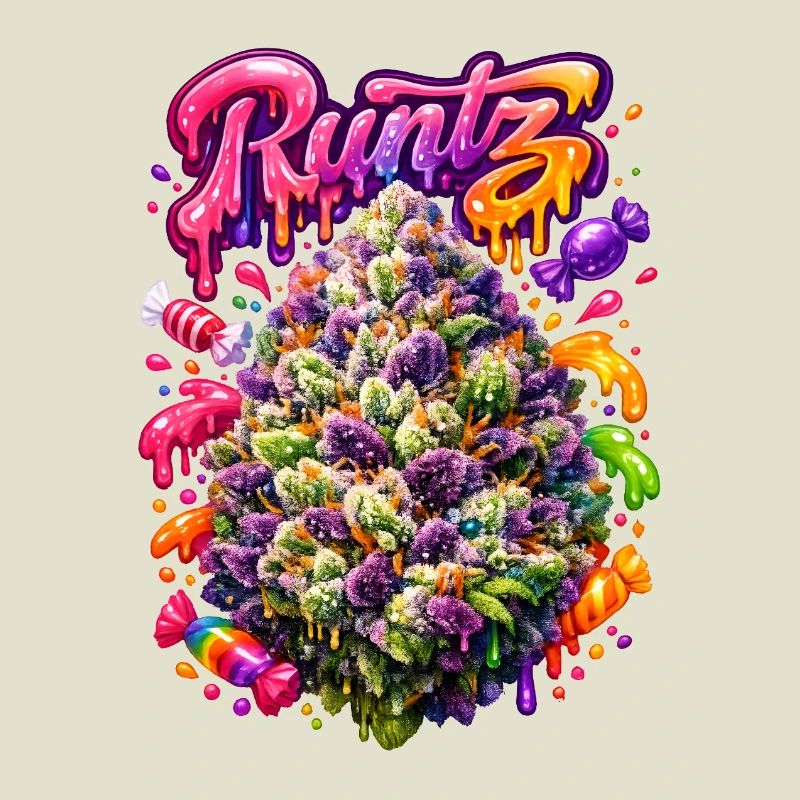 Runtz Candy Graffiti Kunstdruck