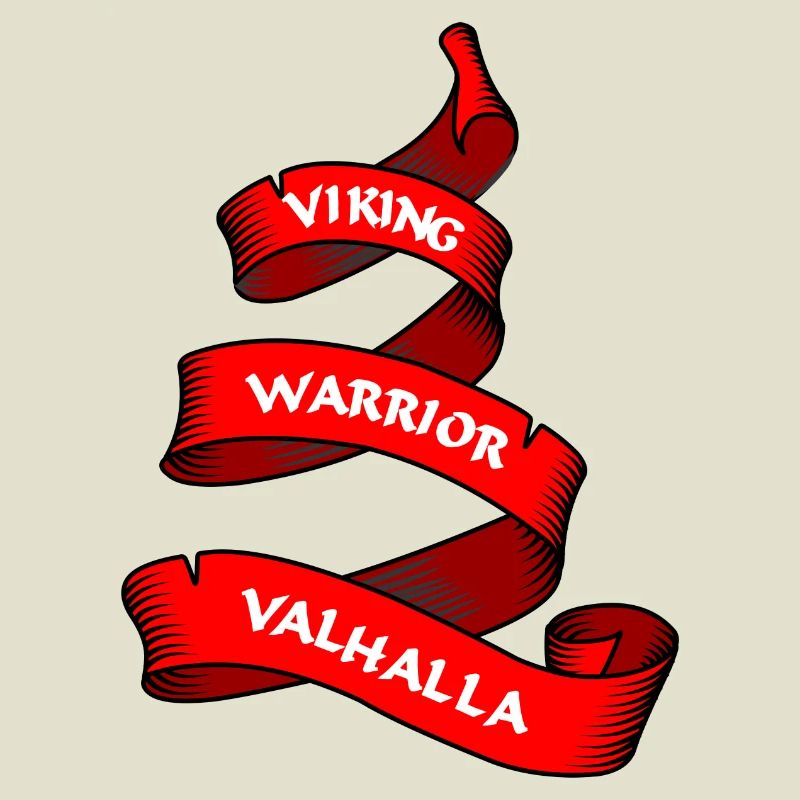 Wikinger Wimpel oder Banner rot