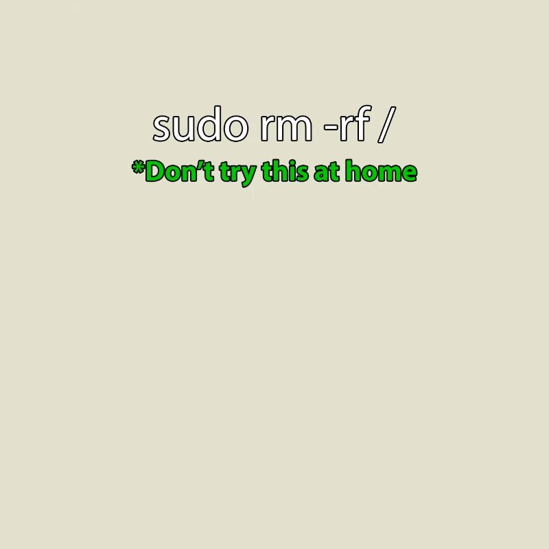 Sudo Command Joke Tee