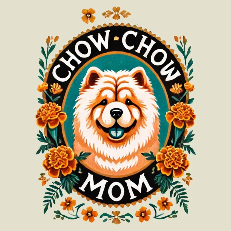 Chow Chow Mom Circle Design