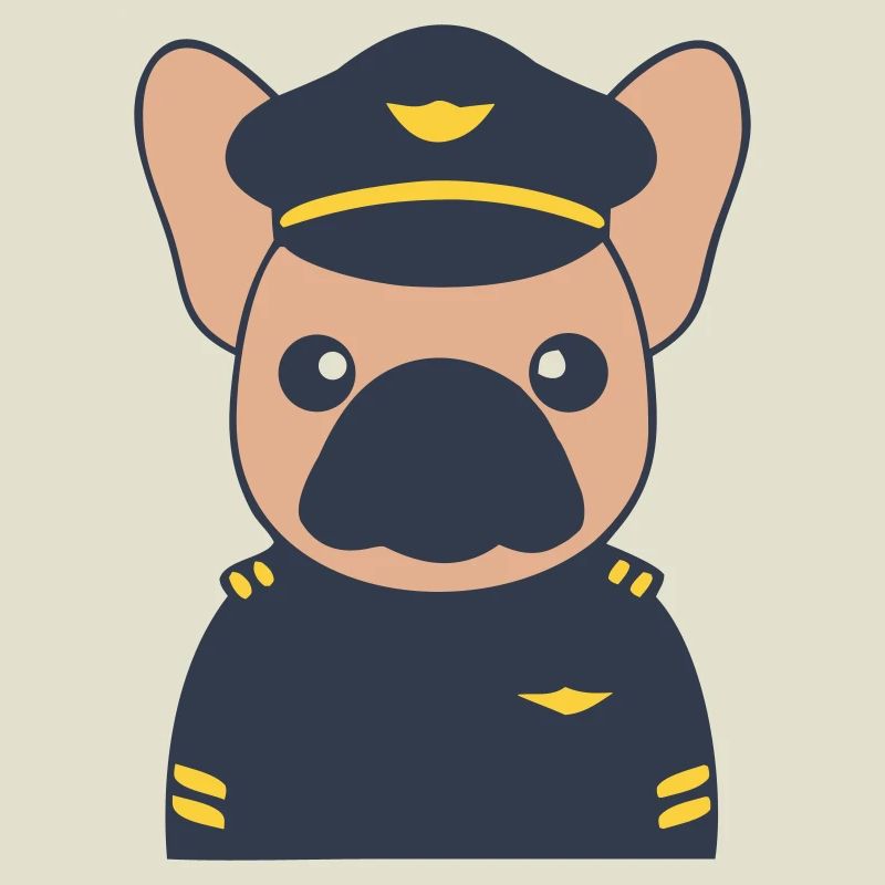 Frenchie Pilot Captain Uniform